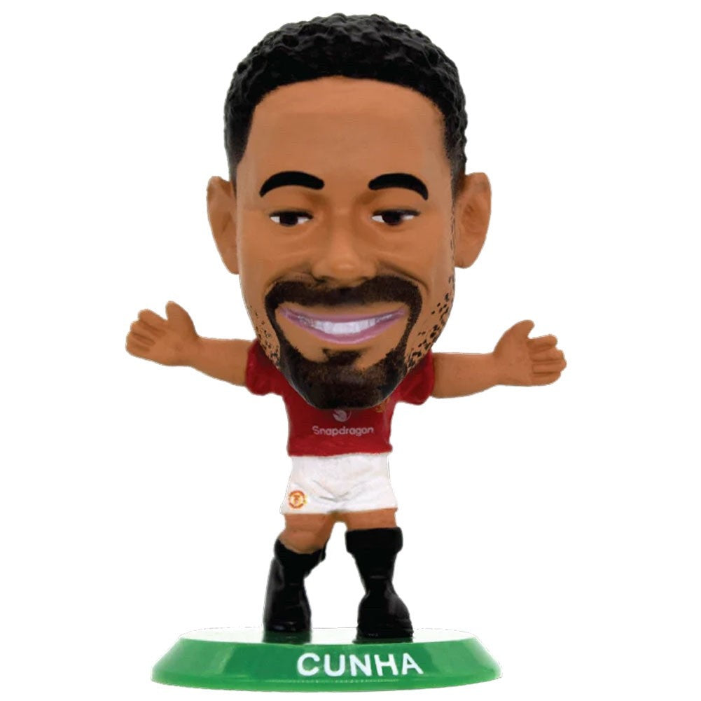 Matheus Cunha Manchester United Soccerstarz Figurine Bobblehead Doll