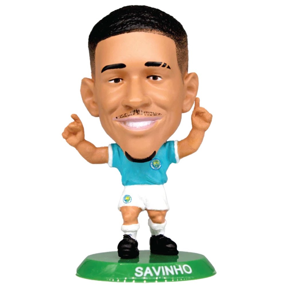 Savinho Manchester City Soccerstarz Figurine Bobblehead Doll